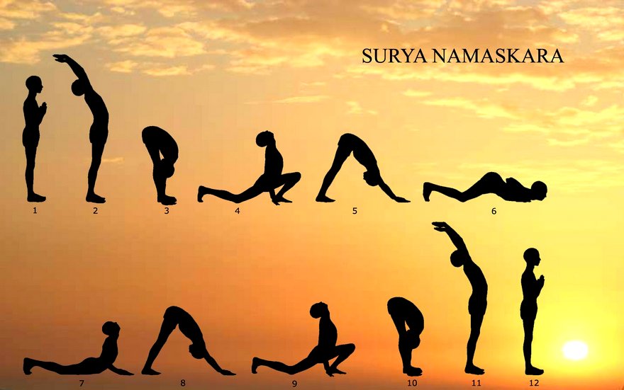 surya namaskaram