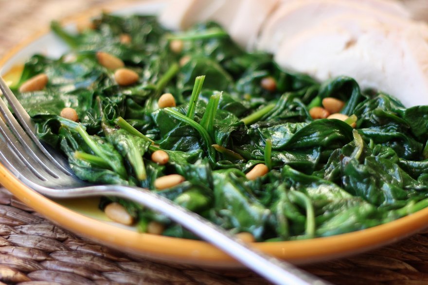 Spinach is best: Cooked